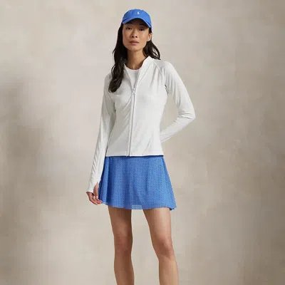 Polo Ralph Lauren 15" Eyelet A-line Skort In Summer Blue