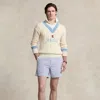 Polo Ralph Lauren 15.2 Cm Polo Prepster Seersucker Shorts In Blue