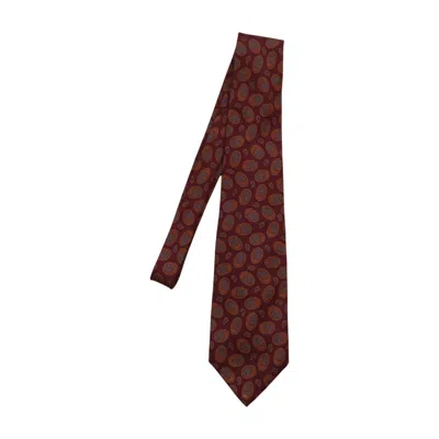 Pre-owned Polo Ralph Lauren 1980s T Paisley Tie U.s.a In Red