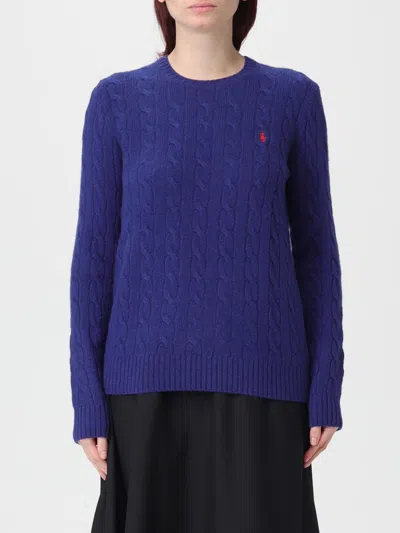 Polo Ralph Lauren Sweatshirt Woman  In Blue