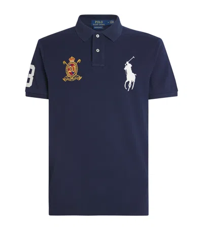 Polo Ralph Lauren 20th Anniversary Crest Polo Shirt In Blue