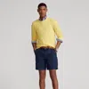 Polo Ralph Lauren 21.6 Cm Classic Fit Linen-cotton Short In Yellow