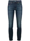 Polo Ralph Lauren Mid Rise Ankle Skinny In Blue