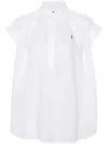 Polo Ralph Lauren Ss Lra St Short Sleeve Button Front Shirt In White