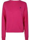 Polo Ralph Lauren Prl Cn Po Long Sleeve Sweatshirt In Pink