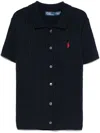 Polo Ralph Lauren Ss Cllr Cardigan Short Sleeve In Blue