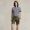 Polo Ralph Lauren 9-inch Stretch Slim Fit Chino Short In Fossil Green
