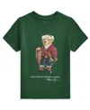 Polo Ralph Lauren Big Boys Polo Bear Cotton Jersey Tee In Green