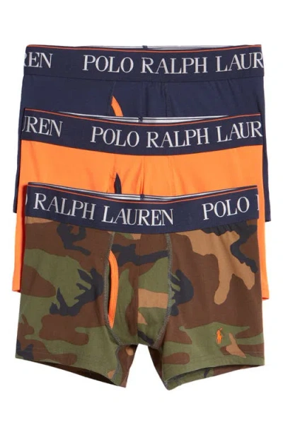 Polo Ralph Lauren 3-pack 4d Microfiber Boxer Briefs In Multi