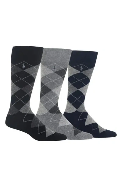 POLO RALPH LAUREN POLO RALPH LAUREN 3-PACK ARGYLE SOCKS