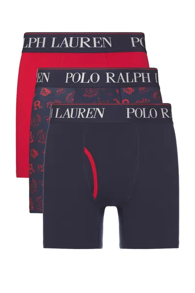 Polo Ralph Lauren 3 Pack Boxer Brief In Multi