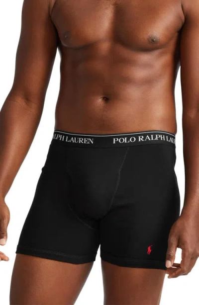 POLO RALPH LAUREN POLO RALPH LAUREN 3-PACK WICKING BOXER BRIEFS