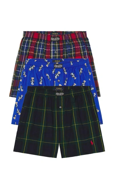 POLO RALPH LAUREN 3 PACK WOVEN BOXER