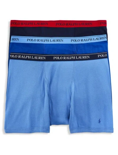 Polo Ralph Lauren 3-pk Boxer Briefs In Blue