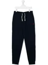 Polo Ralph Lauren Embroidered Logo Track Pants In Blue