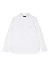 Polo Ralph Lauren Ralph Lauren Kids Logo Embroidered Shirt In White