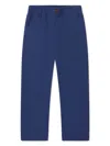 Polo Ralph Lauren Polo Pony-embroidered Cotton Trousers In Blue