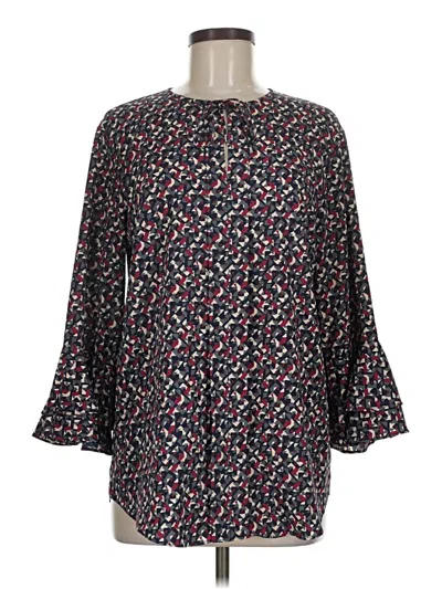 Pre-owned Polo Ralph Lauren 3/4 Sleeve Blouse In Black