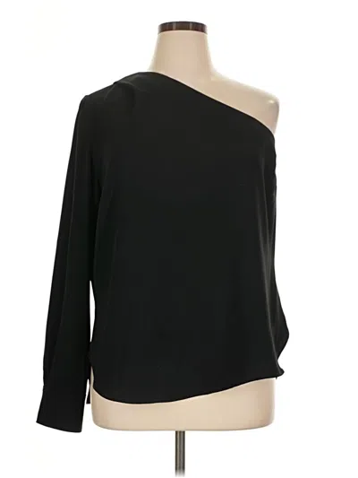 Pre-owned Polo Ralph Lauren 3/4 Sleeve Blouse In Black