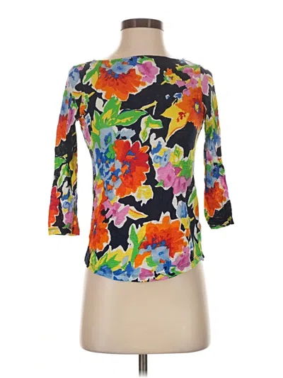 Pre-owned Polo Ralph Lauren 3/4 Sleeve Blouse In Black