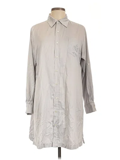 Pre-owned Polo Ralph Lauren 3/4 Sleeve Blouse In Gray