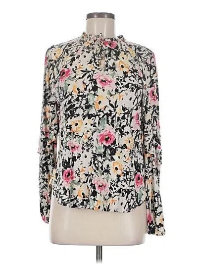 Pre-owned Polo Ralph Lauren 3/4 Sleeve Blouse In Ivory
