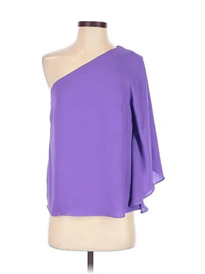 Pre-owned Polo Ralph Lauren 3/4 Sleeve Blouse In Purple