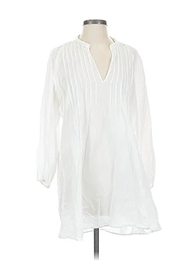 Pre-owned Polo Ralph Lauren 3/4 Sleeve Blouse In White