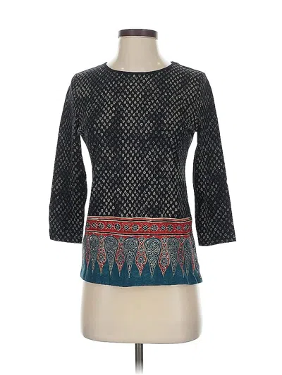 Pre-owned Polo Ralph Lauren 3/4 Sleeve T-shirt In Black