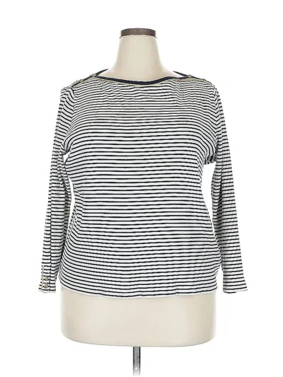 Pre-owned Polo Ralph Lauren 3/4 Sleeve T-shirt In Brown