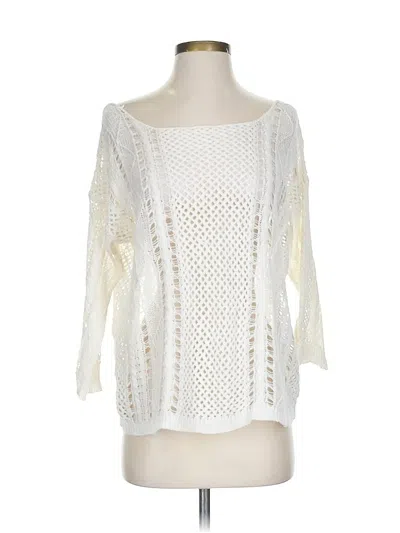 Pre-owned Polo Ralph Lauren 3/4 Sleeve T-shirt In White