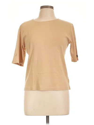 Pre-owned Polo Ralph Lauren 3/4 Sleeve T-shirt In Tan