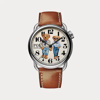 Polo Ralph Lauren 38mm Ralph & Ricky Beach Polo Bear Watch In White Dial