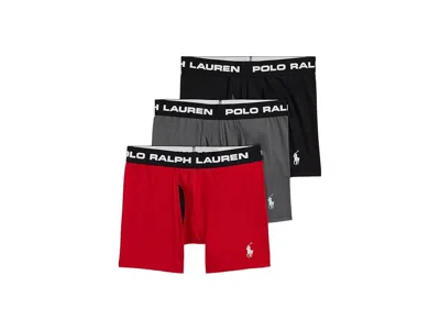 Polo Ralph Lauren 3-pack Perfect Pouch Boxer Briefs In Multi
