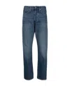 Polo Ralph Lauren Rlxd Str Crp-cropped-straight Clothing In Blue