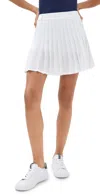 Polo Ralph Lauren 4-way Stretch Micro Pleated Skort Ceramic White In Ceramic White