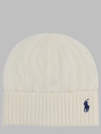 Polo Ralph Lauren 455981442_003cream Wool-cashmere Beanie In Ivory