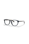 Polo Ralph Lauren 46mm Phantos Optical Glasses In Black