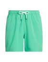 Polo Ralph Lauren Mens Two-slip-pockets Drawstring Swim Shorts Sunset Green Xxl In Green