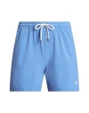 Polo Ralph Lauren Mens Liberty Blue Logo-embroidered Stretch Recycled-polyester Swim Shorts In Blue