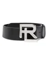 Polo Ralph Lauren 50mm Rl Logo Belt Wide In Black