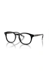 Polo Ralph Lauren 52mm Square Optical Glasses In Black