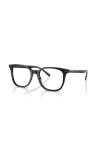 Polo Ralph Lauren 53mm Rectangle Optical Glasses In Black