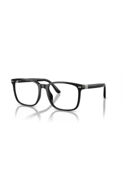 Polo Ralph Lauren 53mm Square Optical Glasses In Black
