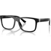 Polo Ralph Lauren 56mm Rectangle Optical Glasses In Black