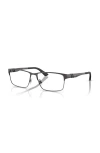 Polo Ralph Lauren 58mm Rectangle Optical Glasses In Black