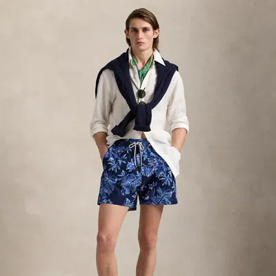 Polo Ralph Lauren 5.75-inch Traveler Classic Swim Trunk In Blue Tropical 2020
