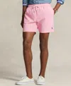 Polo Ralph Lauren Pink Stretch Polyester Swimming Shorts In Course Pink