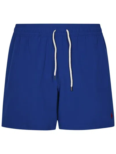 Polo Ralph Lauren 5.75-inch Traveler Classic Swimsuit In Blue
