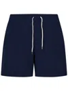 Polo Ralph Lauren Traveler Straight-leg Mid-length Swim Shorts In Blue